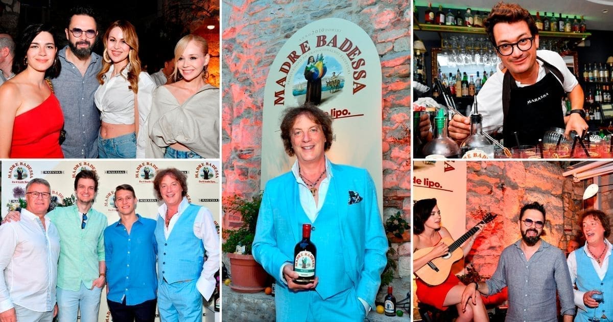 TONČI HULJIĆ PREDSTAVIO VLASTITU LINIJU PIĆA MADRE BADESSA Okupila su se brojna poznata lica