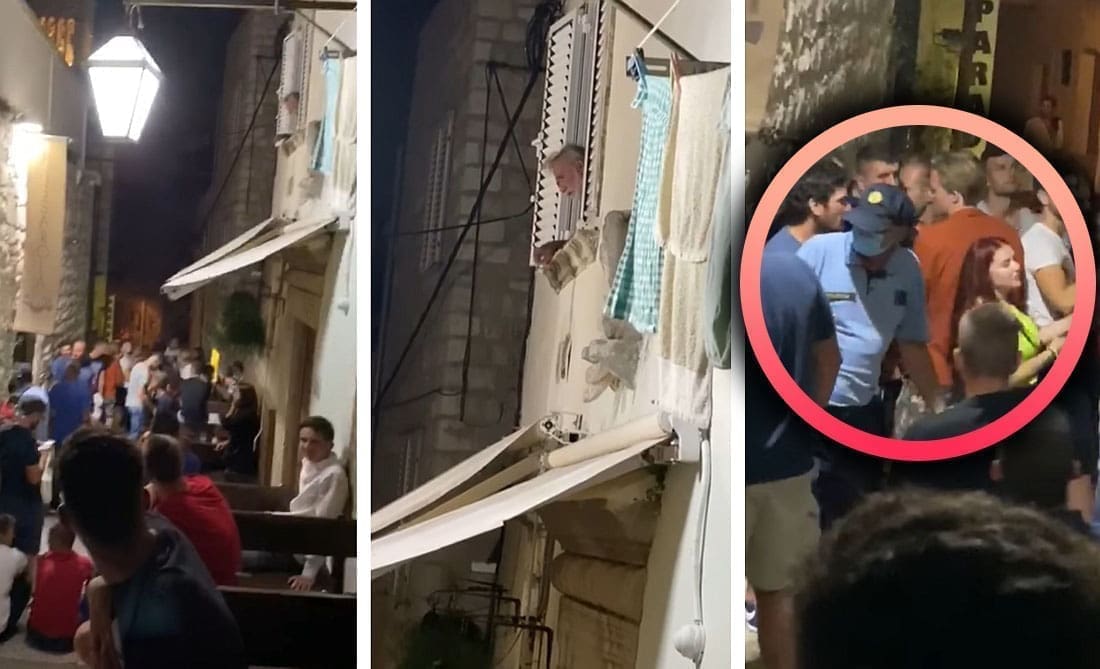 TERORIZIRANJE GRAĐANA NA MAKSIMALNO Nemoćna baka nije do jutra spavala od buke pijanih turista u Hvaru, netko je viknuo: "Zatvori tu ponistru baba i unutra moli Boga"