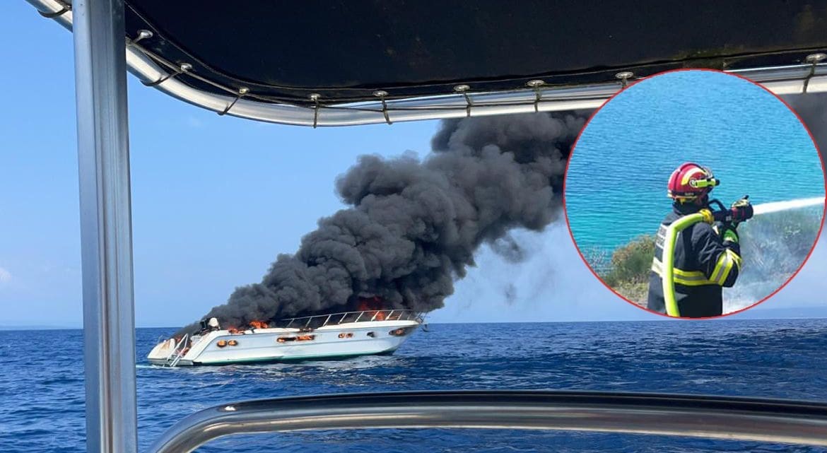 VATRA 'PROGUTALA' JAHTU Vatrogasci ispričali detalje: 'Uspjeli smo obuzdati vatru, ali..."