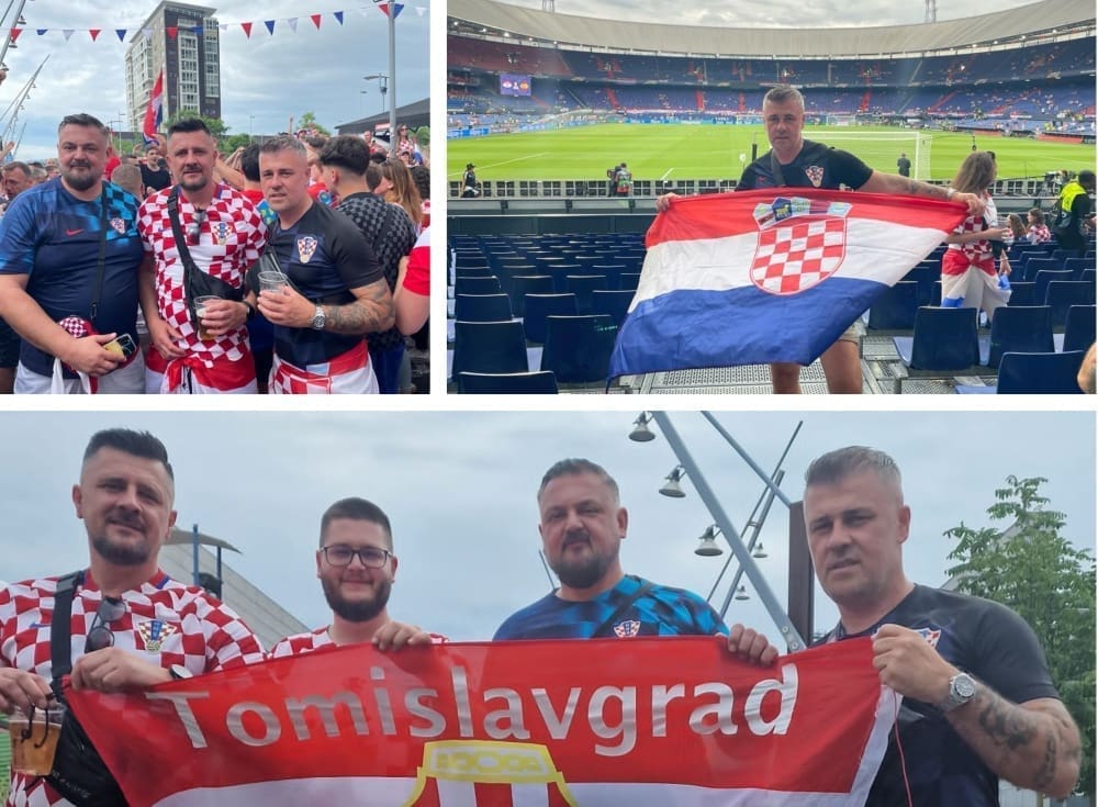 Josip Ivančić u Rotterdamu večeras bodrio Vatrene: "Nema većeg uzbuđenja od navijačkog 'ludila' na stadionu"