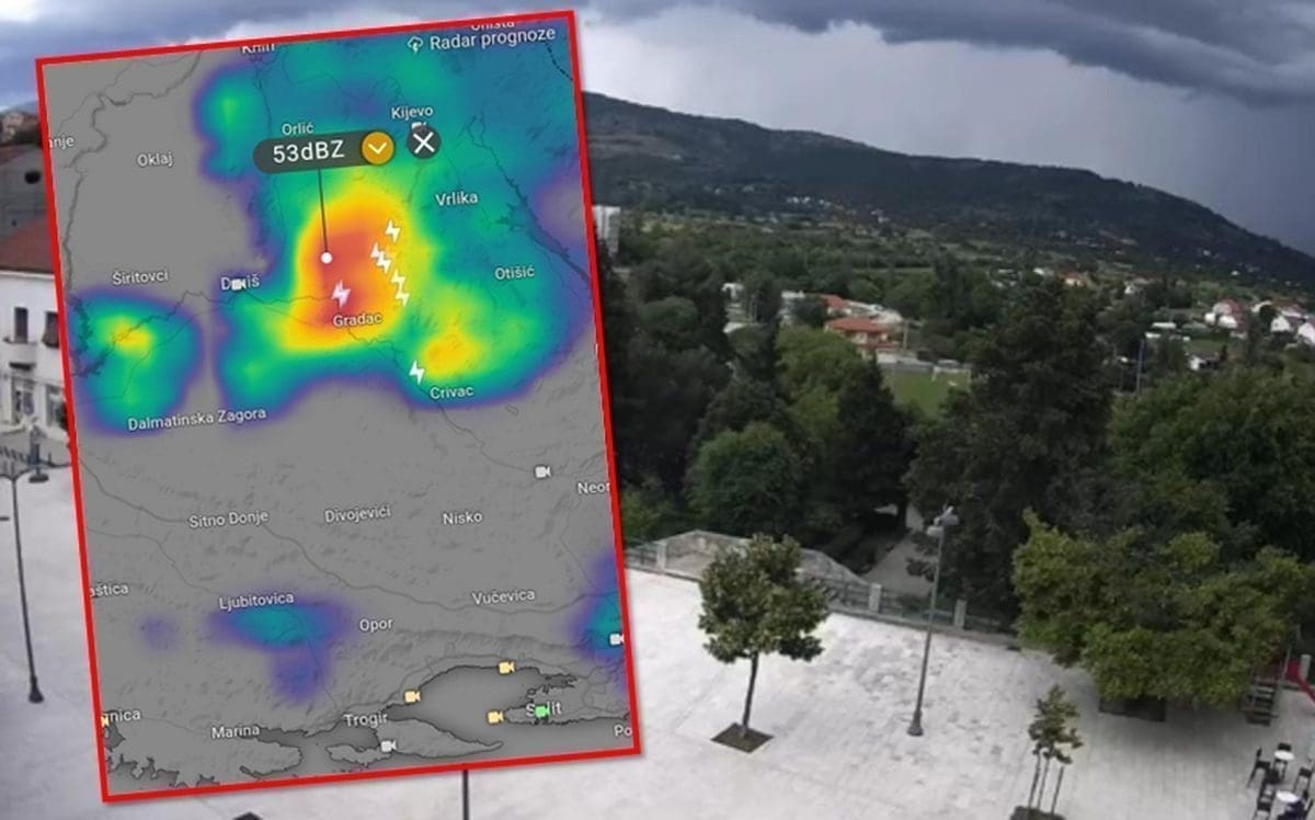 LJETO U DALMACIJI? 'Zabijelio' se grad u Zagori! Dogodio se drastičan pad temperature, imamo fotografiju...