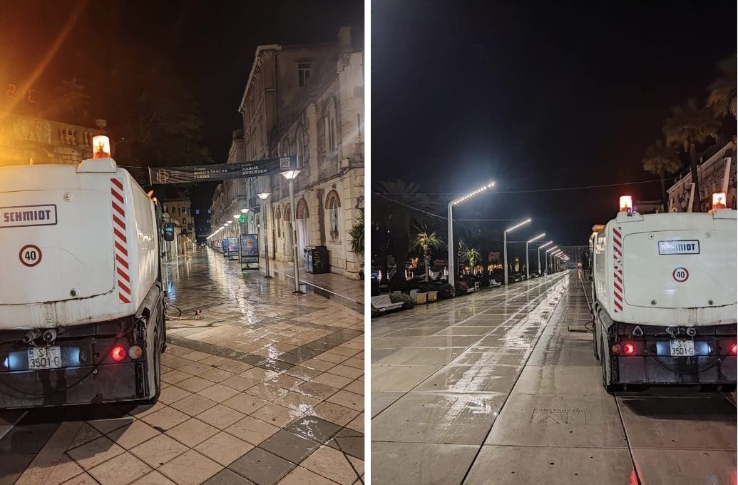 nocno pranje cistoca