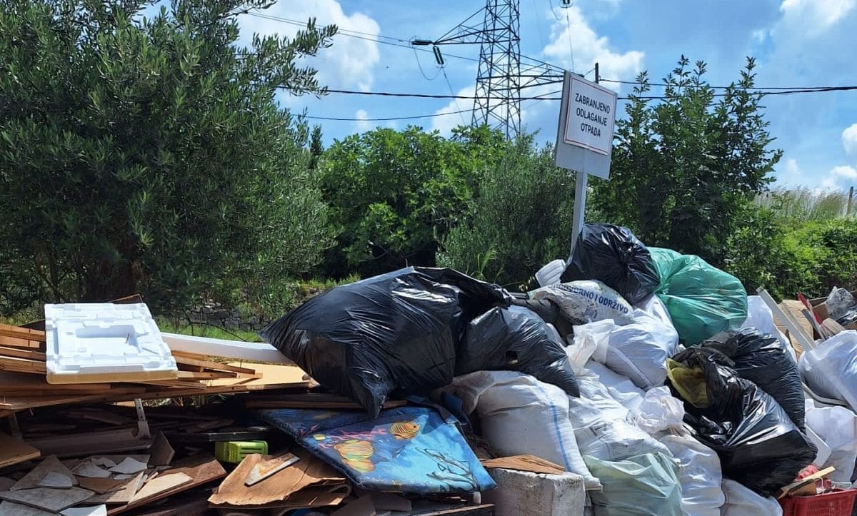 PRIRODA ĆE NAM BITI ZAHVALNA Predsjednik Mjesnog odbora Žrnovnice upozorava građane na pravilno odlaganje otpada