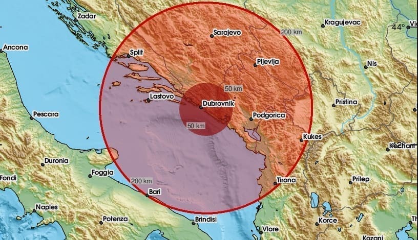 UMJERENO JAK POTRES U DALMACIJI Bilo je kratko, snažno, probudilo nas, palo je negdje nešto u stanu"