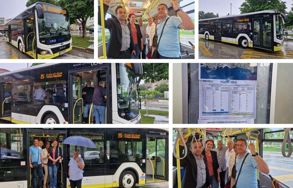 PRVI PUT U POVIJESTI LINIJOM JAVNOG GRADSKOG PRIJEVOZA POVEZANE MAGISTRALA I VUKOVARSKA: "Ovo je za istok Splita jedan veliki korak naprijed u urbanizaciji"