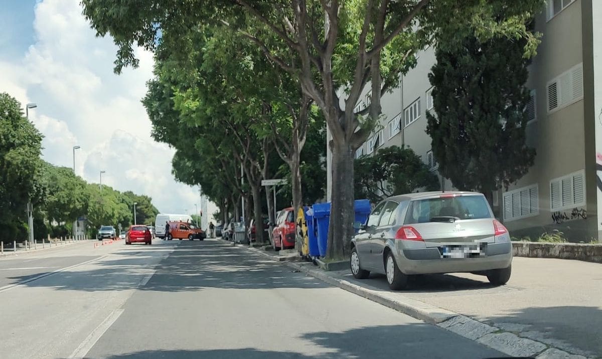 Sudar motora i auta u Splitu, dojurila hitna: Dvije osobe su ozlijeđene