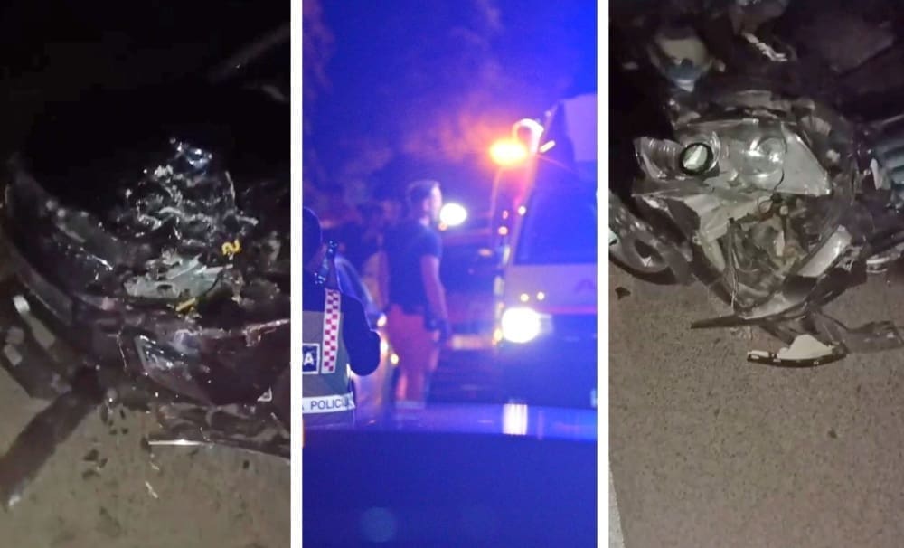 VIDEO Prizori s mjesta nesreće su jezivi: Žena se bori za život nakon sudara u dalmatinskom zaleđu