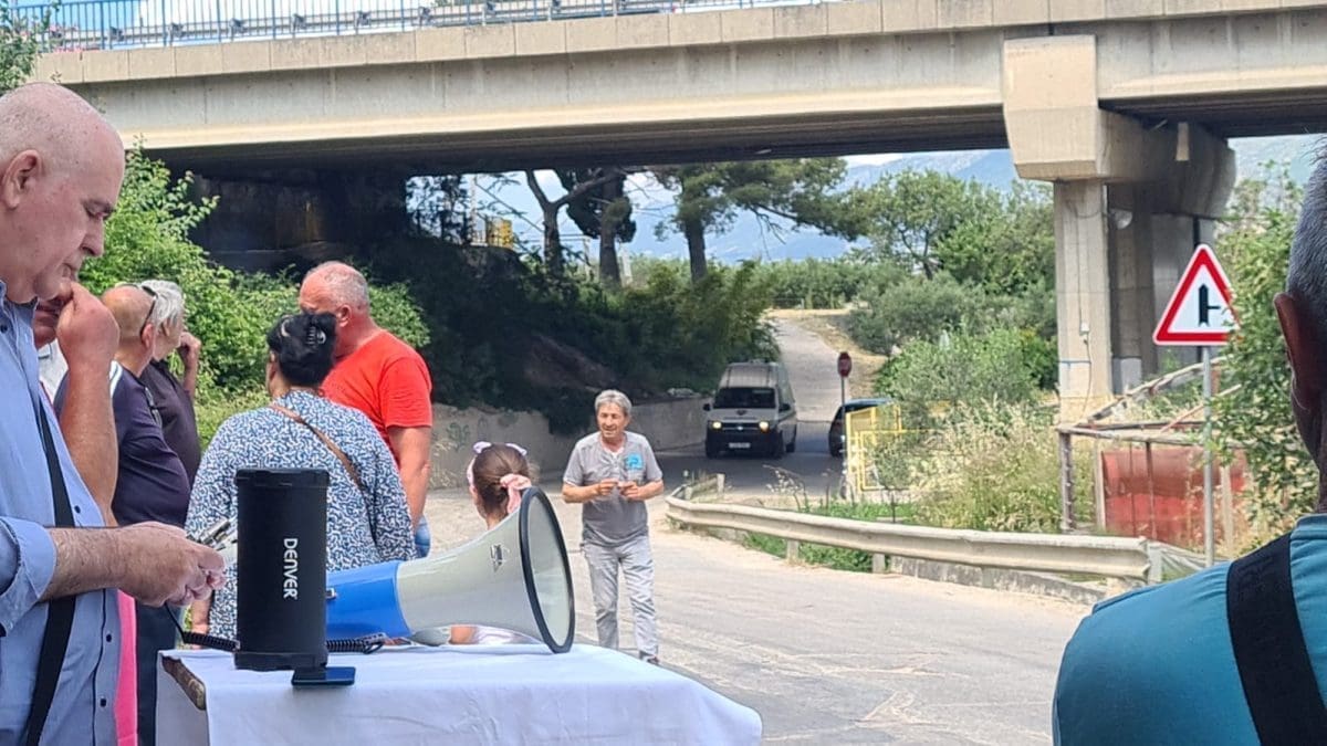 prosvjed Put Mostine