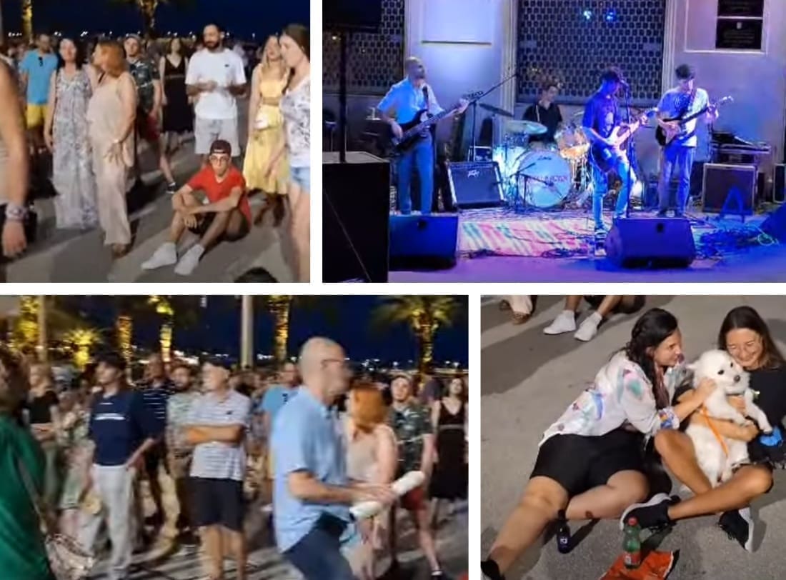 SPLIT NE SPAVA Pogledajte kako su stranci reagirali na nastup benda na Rivi