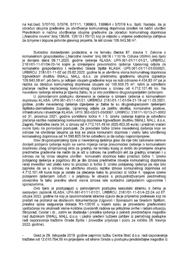 smallmall izvjesce 4 