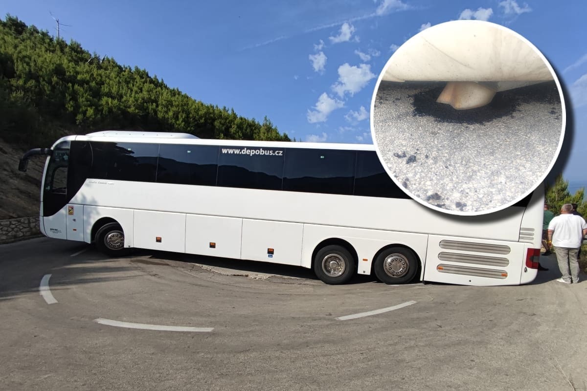 OBAVIJEST VOZAČIMA Zaglavio autobus, zatvorena cesta