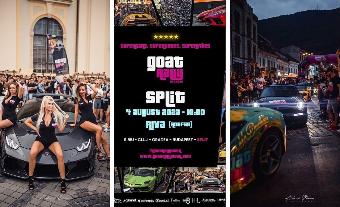 GOAT Rally Tour 2023 Brings the Roar of Supercars to Split!