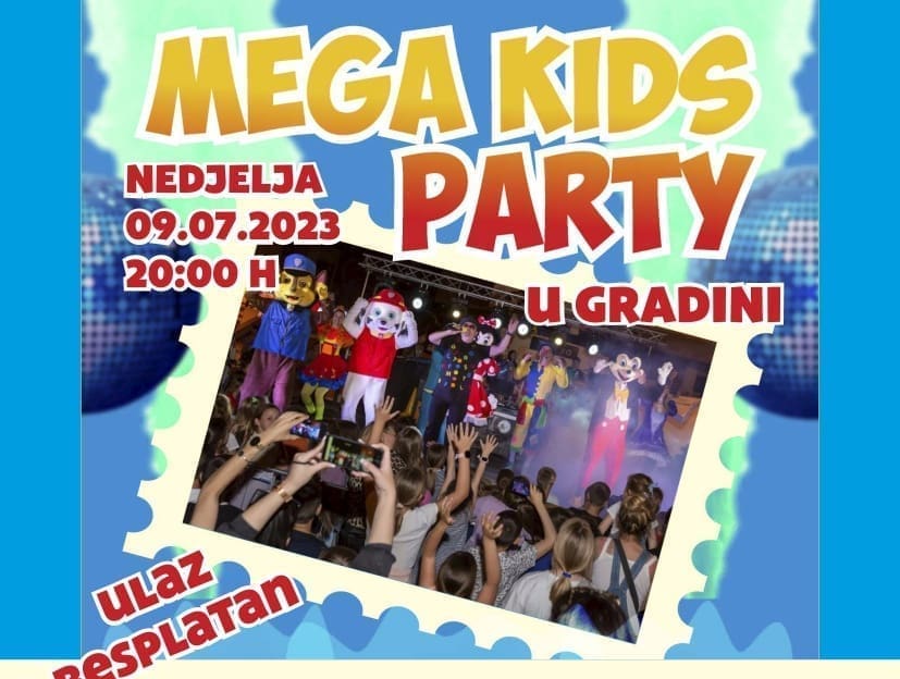 Dječji program u Gradini ove nedjelje: Mega zabava uz animatore, pjesmu i ples