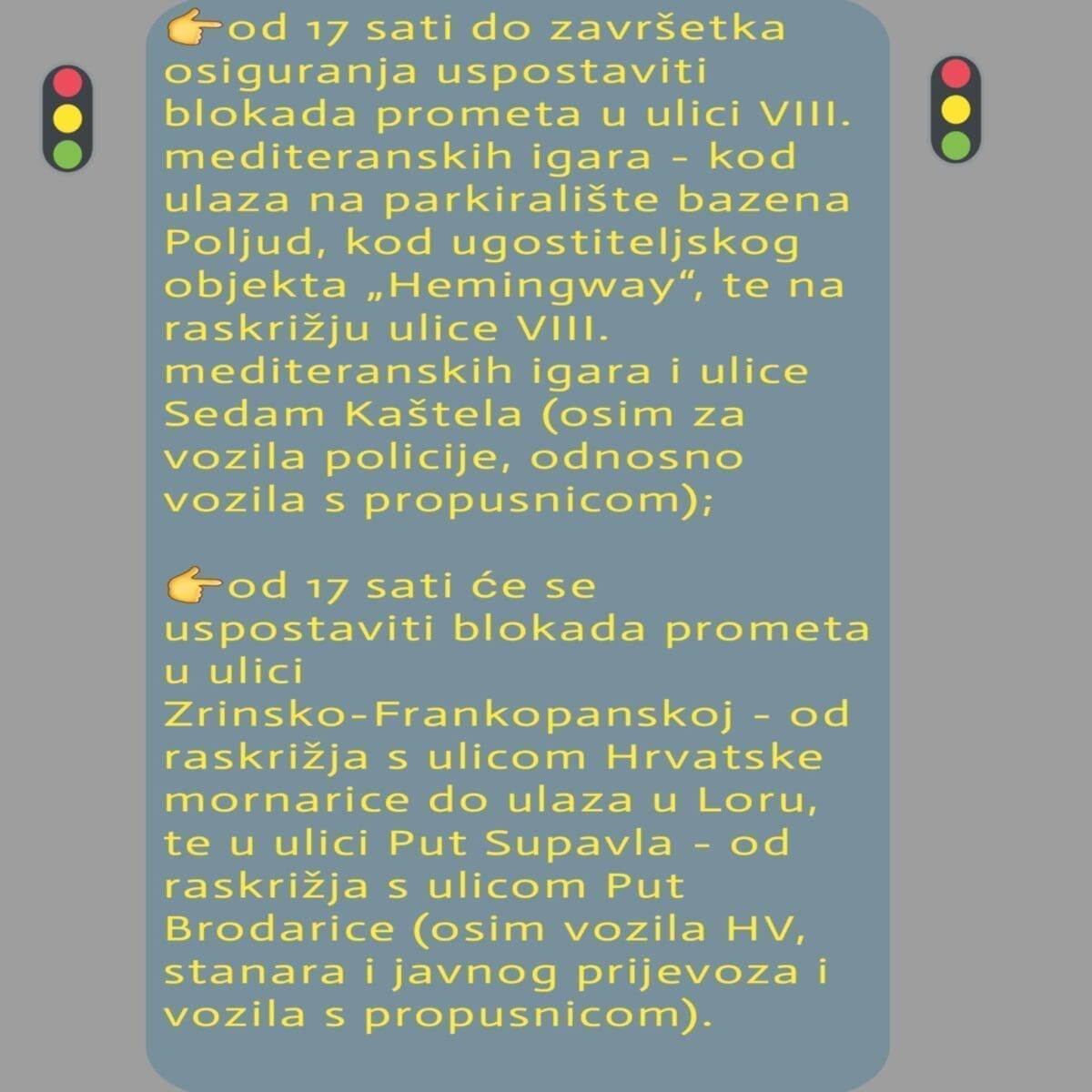 blokada prometa