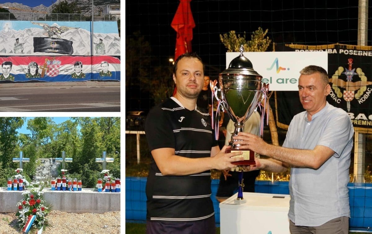 EMOCIJE U DALMACIJI Obilježena 31. godišnjica pogibije hrvatskih vitezova Markice Rose, Borisa Bandića, Tomislava Skočibušića i Stipe Ursića