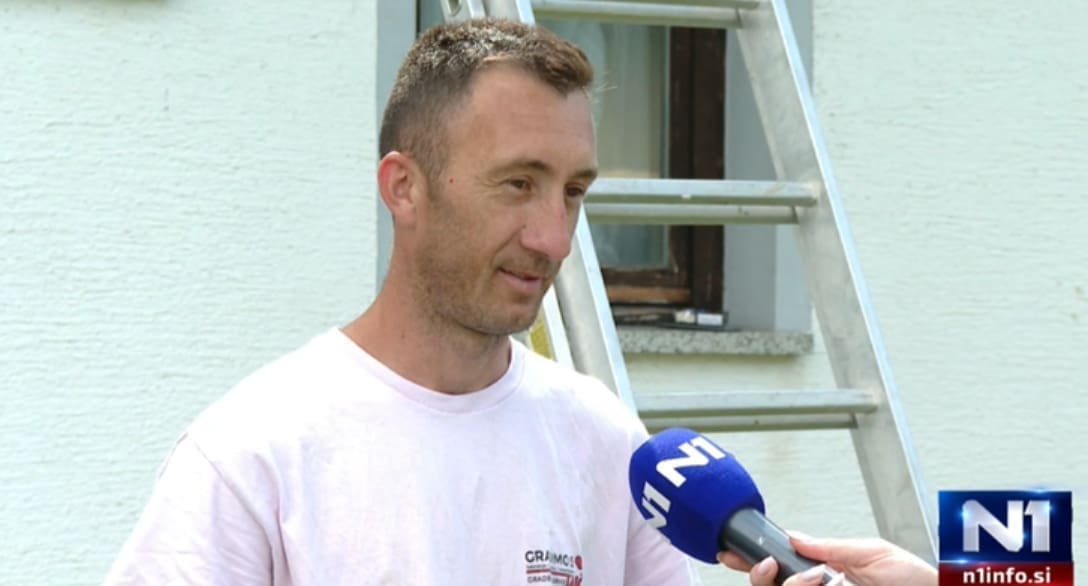 Bosanac nakon velike oluje besplatno popravlja krovove u Sloveniji: "Ljudi su zahvalni"