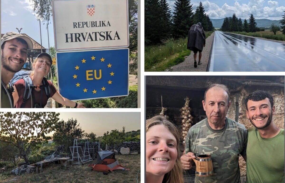 OD FRANCUSKE DO GRČKE PREKO DALMATINSKE ZAGORE I TO PJEŠKE Mladi par Francuza se uputio u avanturu života i zalutao u malo selo u Zagori. Tamo ih je dočekao Ivan: „Nariza sam im pancete i sira, da im ključ od wc-a...“