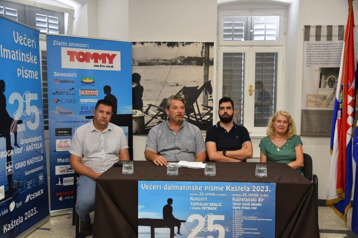 I OVE GODINE SU VELIKA OČEKIVANJA Predstavljen program '25. večeri dalmatinske pisme': "Ove godine nas očekuje dosta dobrih skladbi, jako kvalitetnih"