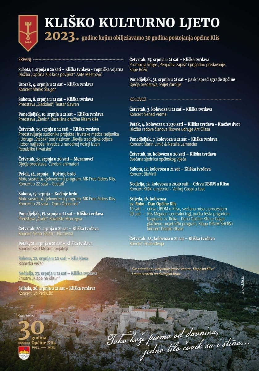 klisko kulturno ljeto  1 