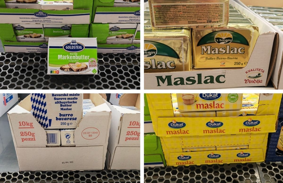 (NE)KUPUJMO HRVATSKO! Pogledajte razliku u cijeni maslaca u splitskom trgovačkom centru, usporedili smo hrvatske i njemačke proizvode