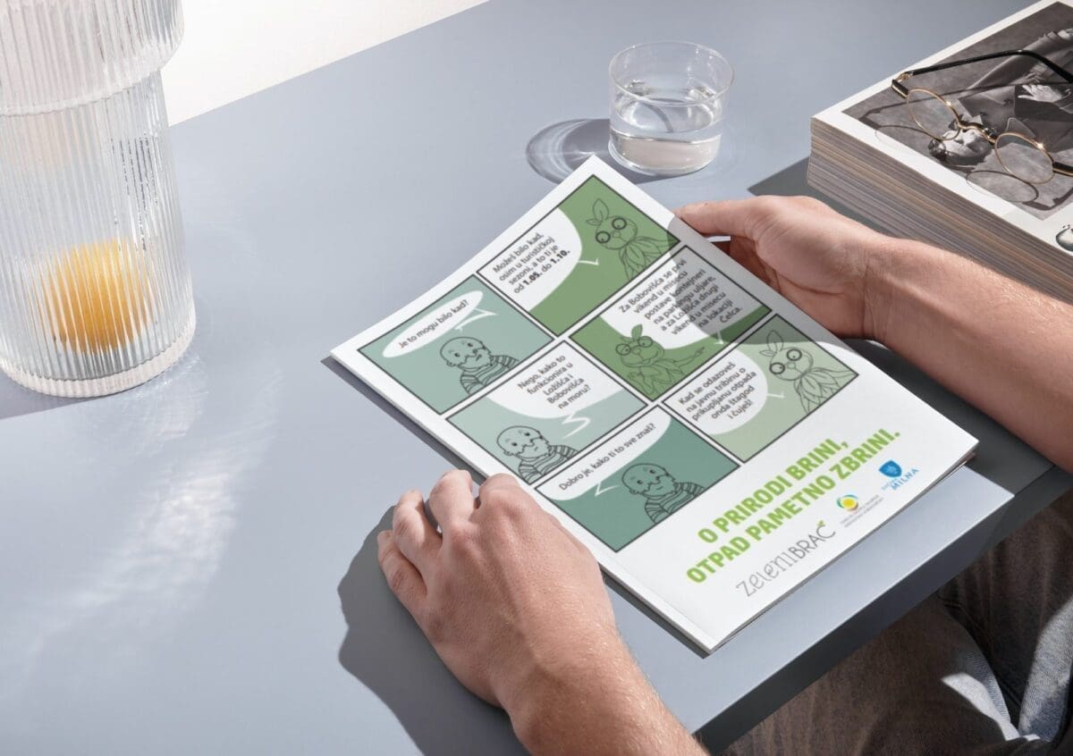 Općina Milna stripom informira otočane o zbrinjavanju glomaznog otpada!