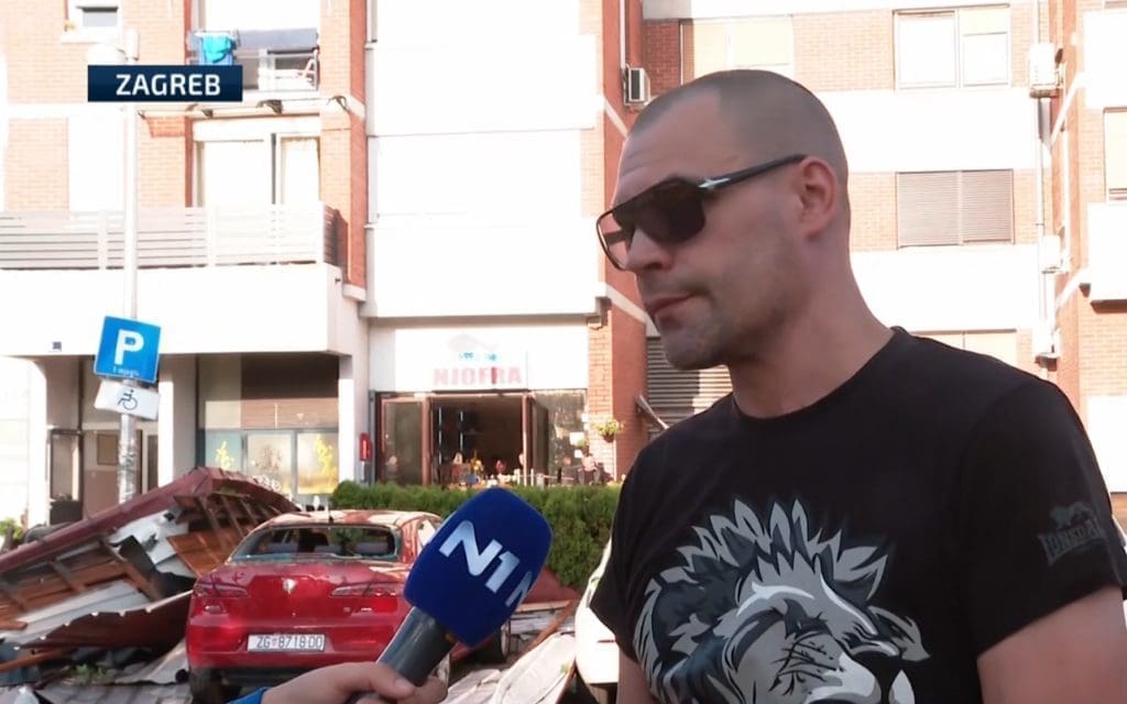 "Krov je letio ravno prema meni, spasio me stup"