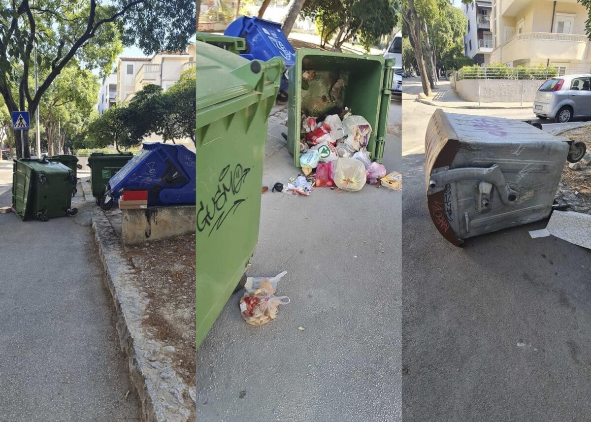 HULIGANSKI ISPAD Prevrnuti kontejneri na Gripama: "Ovo je do nas, a ne do Čistoće"