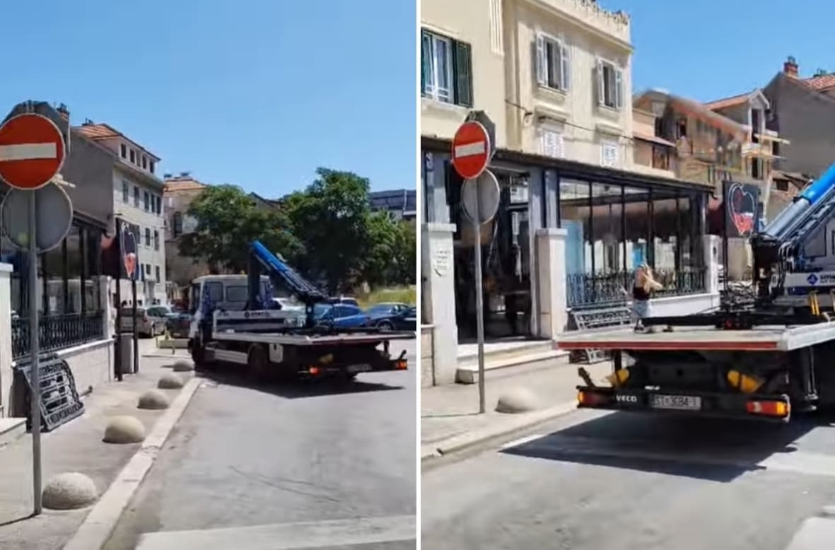 Čitatelj snimio splitskog "pauka" kako se kreće suprotnim smjerom. Stigao odgovor: "To je specijalno vozilo i takve radnje su često nužne"