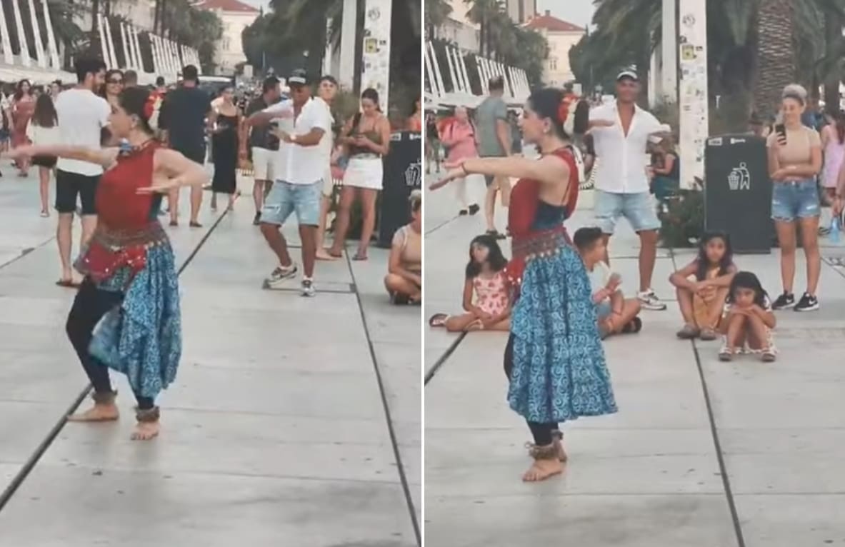 'UKRAO' SHOW U CENTRU SPLITA Indijskoj plesačici nije bilo svejedno: Ipak, mladić je zaradio...