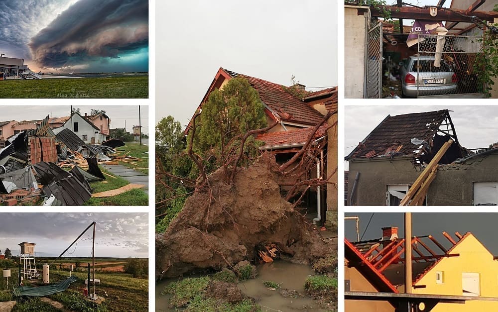 STRAŠNO I DRAMATIČNO O ovome mediji malo pišu: Ovaj dio zemlje izgleda kao ratna zona. "Vjetromjer je pokazao 180 km/h, a onda je nastao lom"