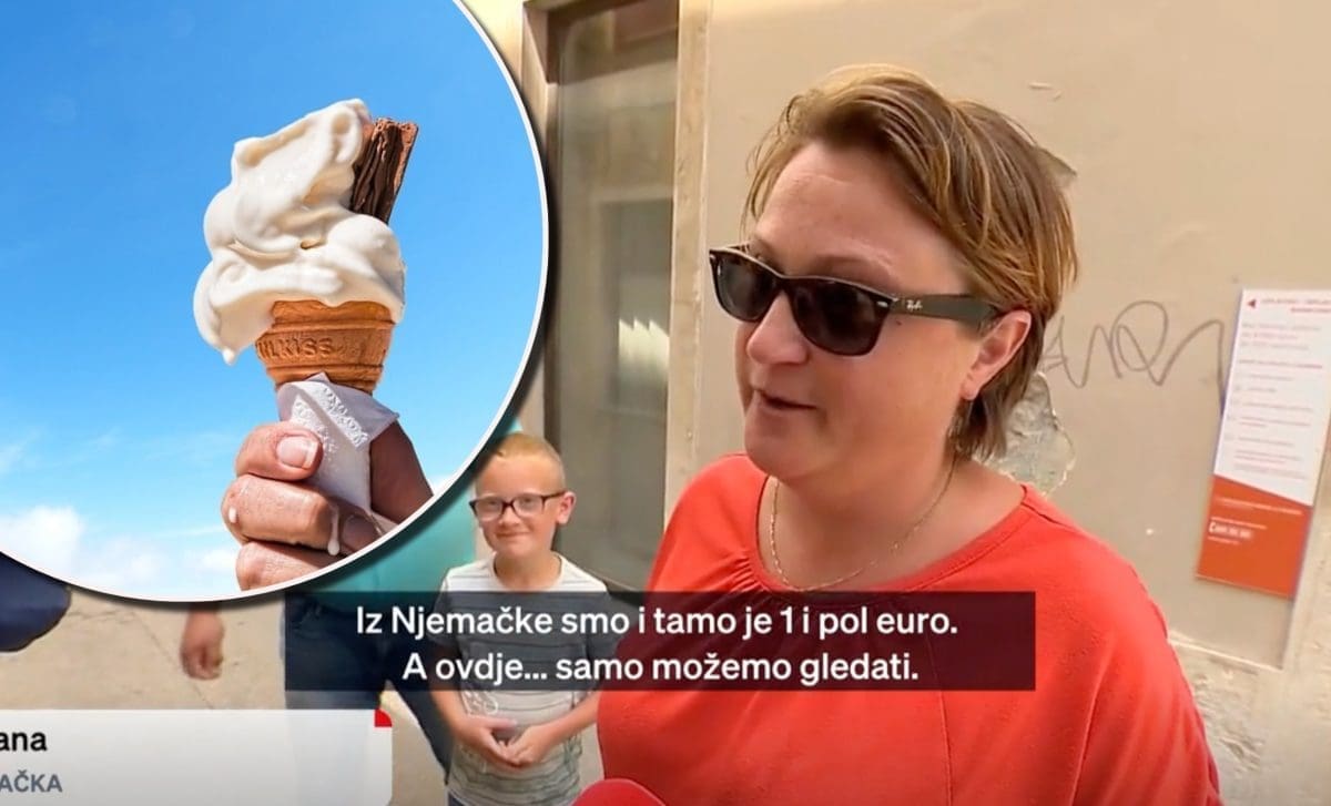Turisti sa zapada Europe u nevjerici: "Kod nas je kugla sladoleda 1,5 eura. Ovdje ga možemo samo gledati"