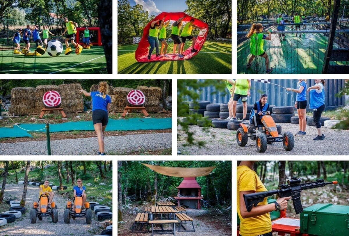 Novi adventure park u šumi, 10 minuta od Splita: bacanje sjekira, go-kart na pedale, stolni nogomet bez stola…