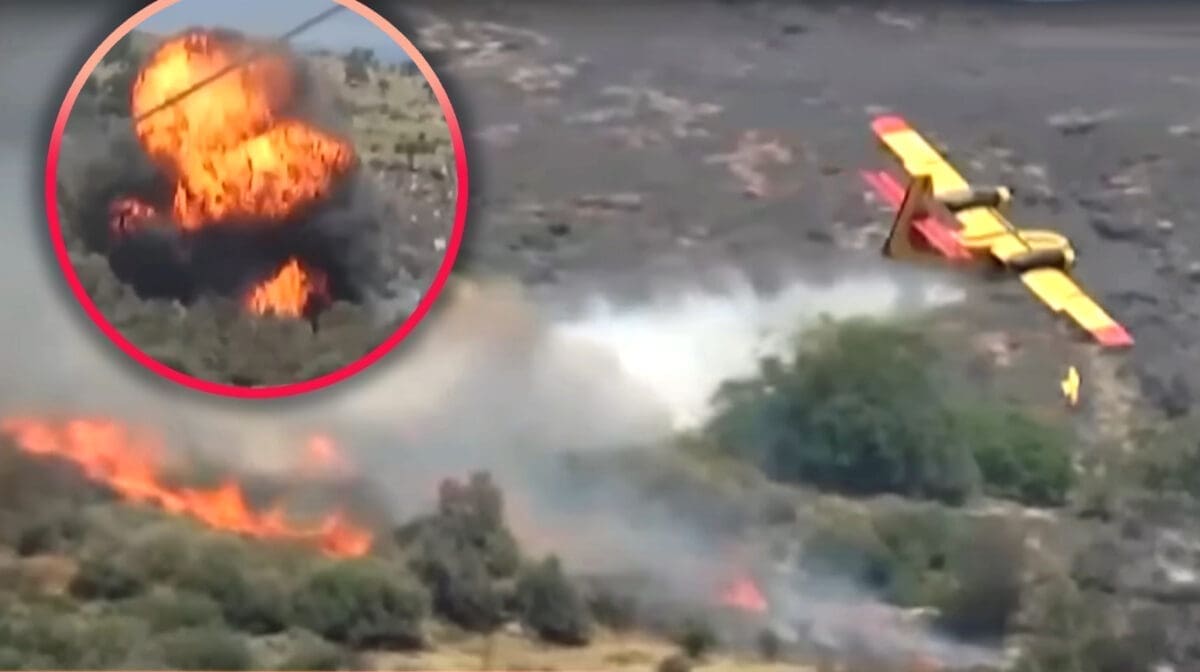 TRAGEDIJA NA POŽARIŠTU Srušio se kanader, poginuli pilot i kopilot iz Grčke u dobi od 34 i 27 godina