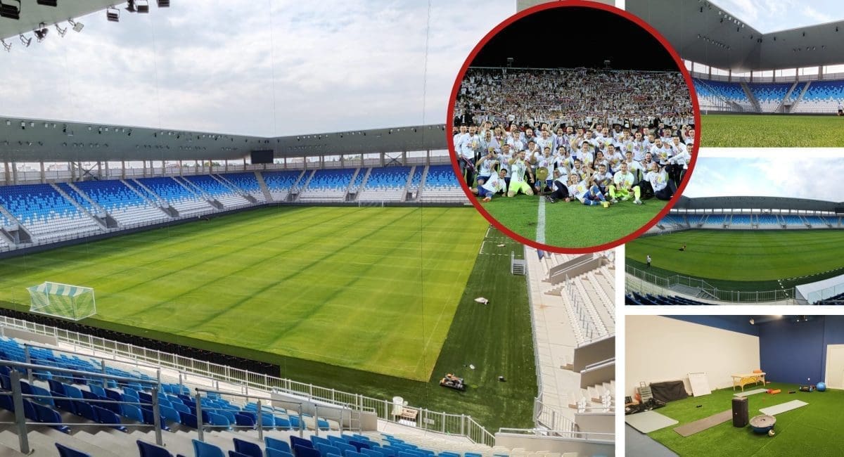 ČEKA SE VELIKA UTAKMICA BIJELIH NA 'PAMPAS' STADIONU Najmoderniji stadion u Hrvatskoj otvara svoja vrata