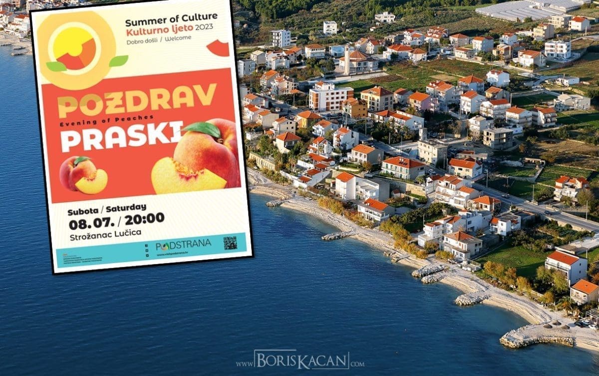 "POZDRAV PRASKI" Turistička zajednica Općine Podstrana najavljuje: "Pridružite nam se i provedite subotnju večer u dobrom društvu"