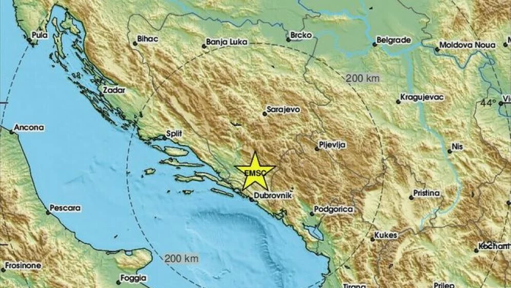 ZATRESLO SE SUSJEDSTVO Potres se osjetio i u Dalmaciji: "Tresnulo"