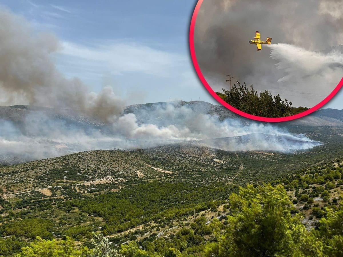 GOLEMA VATRENA BUKTINJA Vatrogasni zapovjednik o požaru u Dalmaciji: "Pod kontrolom je"