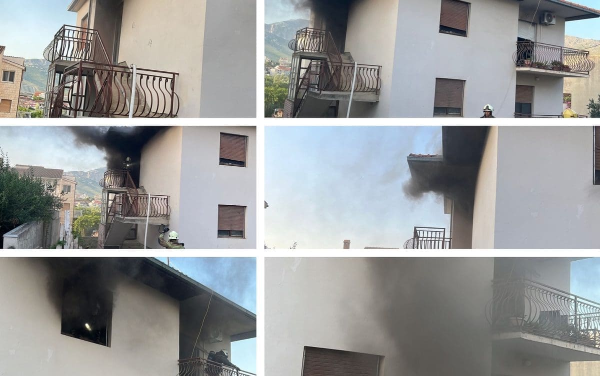 SIRENE TUTNJE ISTOKOM SPLITA Vatrogasci pohitali u Stobreč, više postrojba je na terenu: Planula je obiteljska kuća