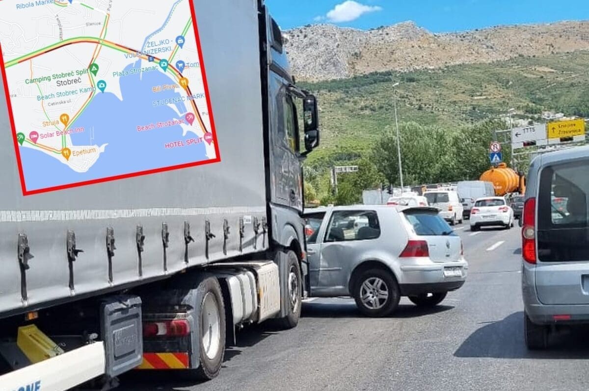 KILOMETARSKE KOLONE NIZ SIROBUJU Šleper 'pomeo' Golfa