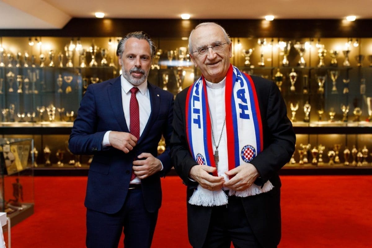 Puljić posjetio Hajduk: Otvoreno pitanje trećeg odlaska Bijelih u Rim