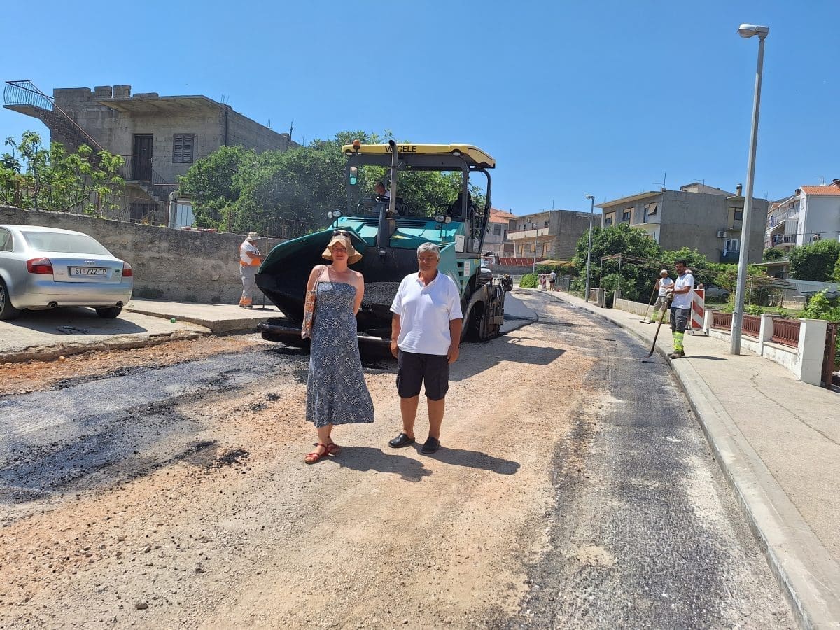 'DOŠAO' ASFALT NA SPLITSKE ŠINE Predsjednica VGK: "Grad Split izvršio svoju obvezu prema svojim građanima"