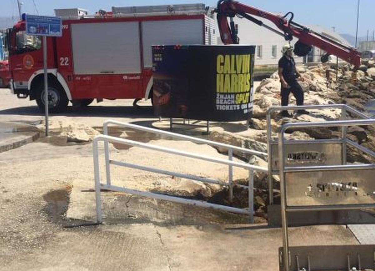 ŽURNA REAKCIJA Već sutra bi trebale biti popravljene skale na platou ispred POŠK-a: 'Čeka se materijal za izradu novog gazišta'