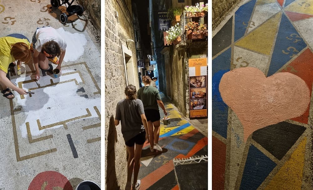 VANDALI SLALI PORUKE MRŽNJE U TROGIRU Članovi udruge nisu oklijevali, uzeli stvar u svoje ruke i poručili: "Neće moći ove noći"