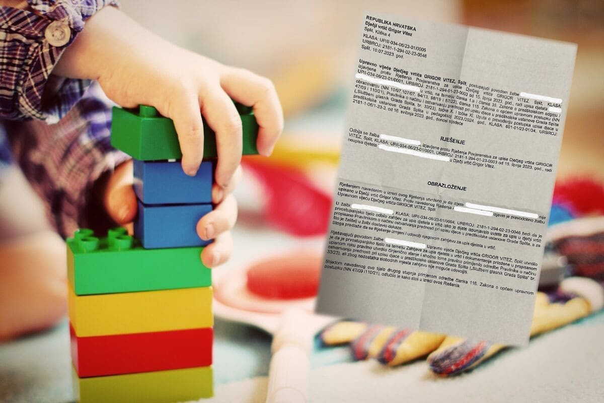 BORBA MAJKE LAVICE Potresno pismo Splićanke čije dijete nije upisano u jaslice: 'Živim sama sa sinom s obzirom da nas je njegov tata napustio kada je on imao dva mjeseca'