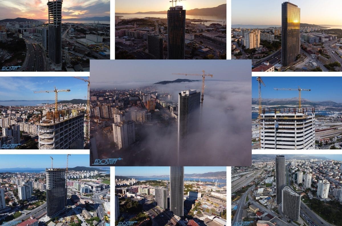 FASCINANTNA KRONOLOGIJA IZGRADNJE SPLITSKOG DIVA Ovako je iz dana u dan 'rastao' Westgate Tower: Poznati splitski fotograf godinama je pratio golemu građevinu: Pogledajte što je sada zabilježio
