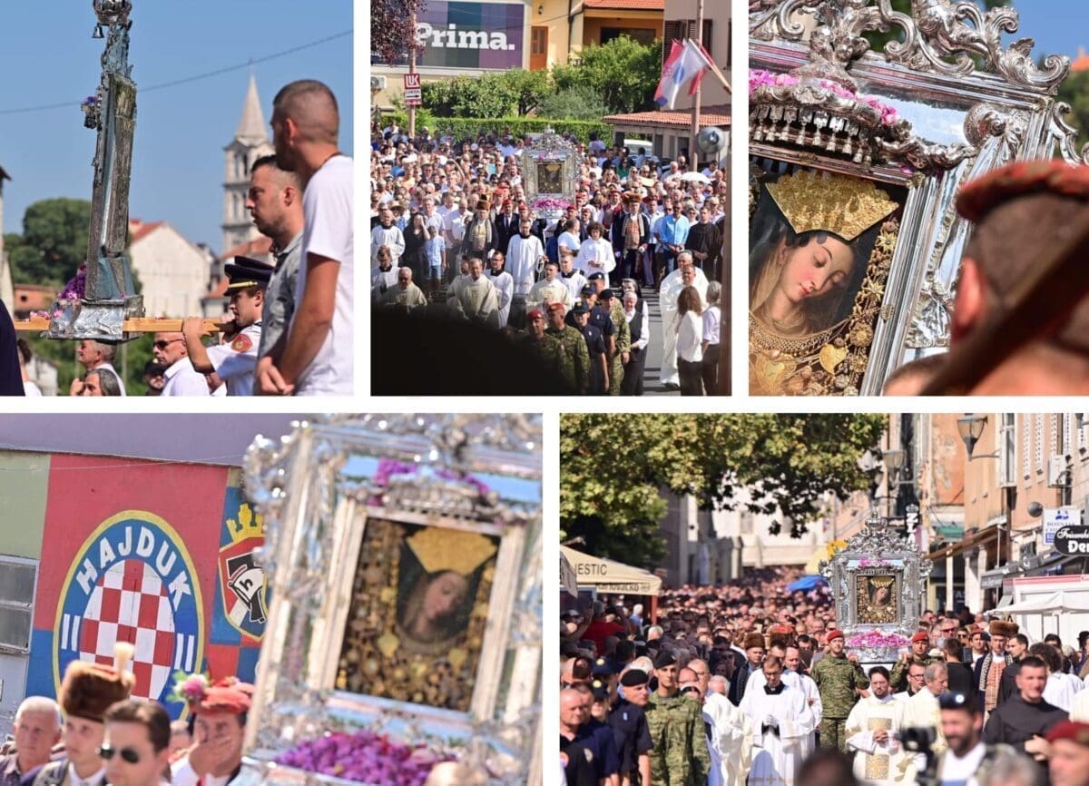 IMPRESIVNI PRIZORI U ALKARSKOM GRADU Horde ljudi u tradicionalnoj procesiji: Donosimo fotografije iz Sinja