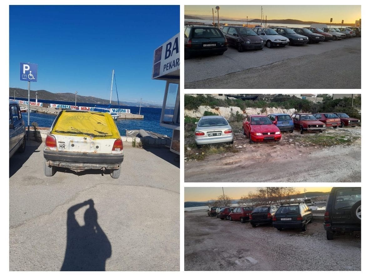 STANOVNICI DRVENIKA 'NA NOGAMA' Otok je postao najezda neregistriranih auta: "Poduzmite nešto!"