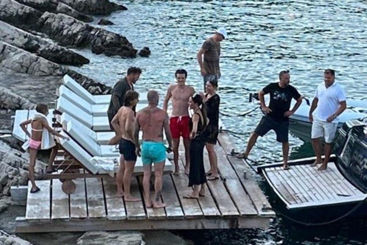 MODRIĆ I BECKHAM ZAJEDNO NA ŠIPANU S obiteljima uživali na ovom elafitskom otoku