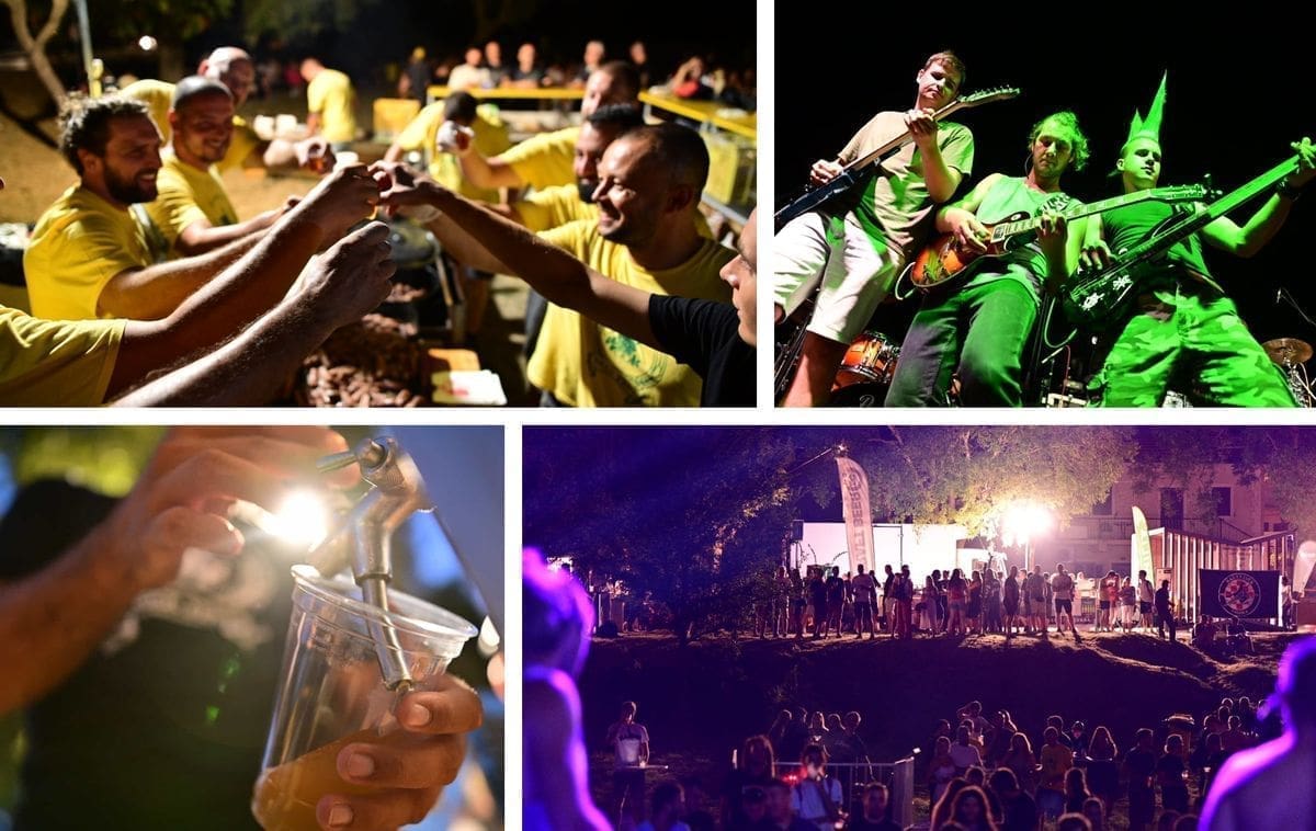 LUDA ZABAVA U DUGOPOLJU Mnogi su uživali u dobroj glazbi i vrhunskim craft pivima