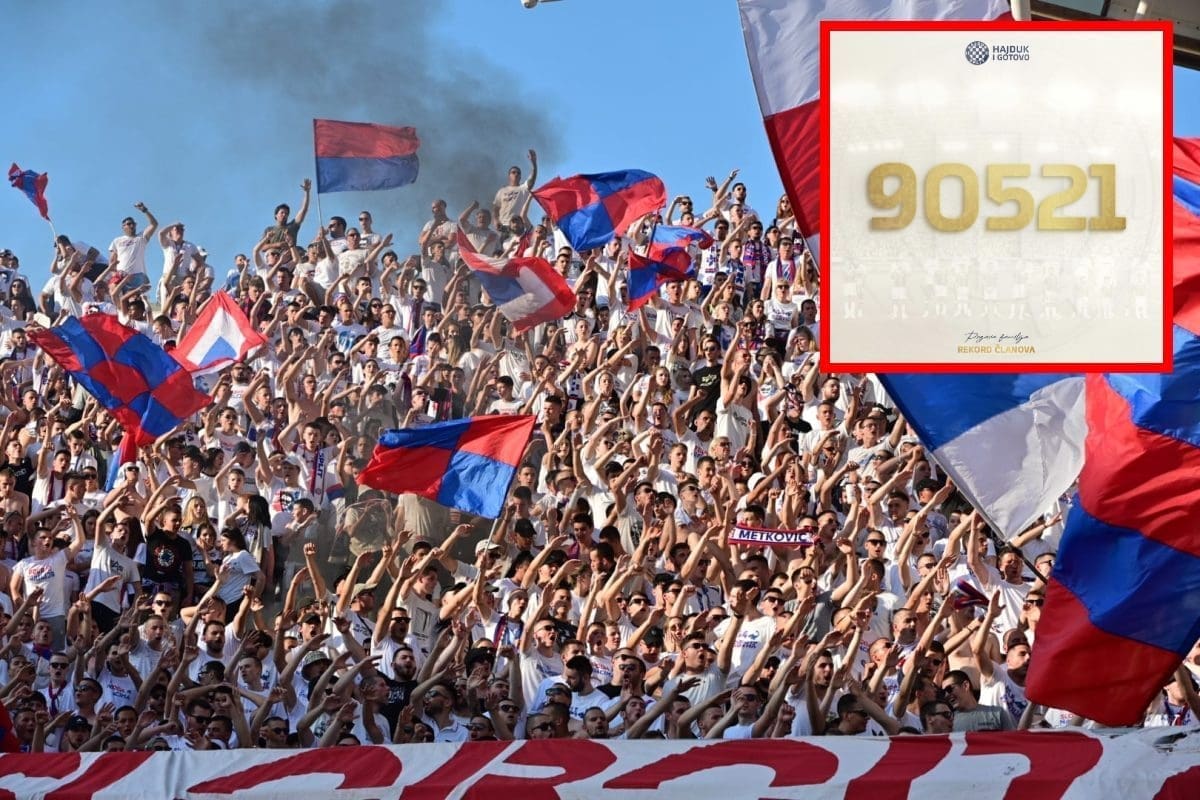SEZONA JE TEK POČELA, A HAJDUK JE SRUŠIO REKORD SVIH VREMENA "Brojač ne miruje i pred nama su sigurno novi rekordi"